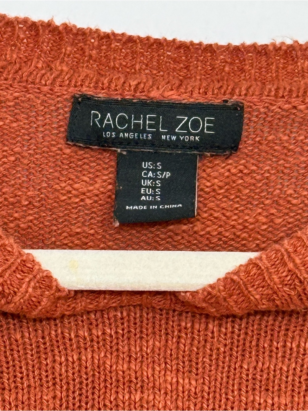 Rust Women’s Sweater - Picture 3 of 3